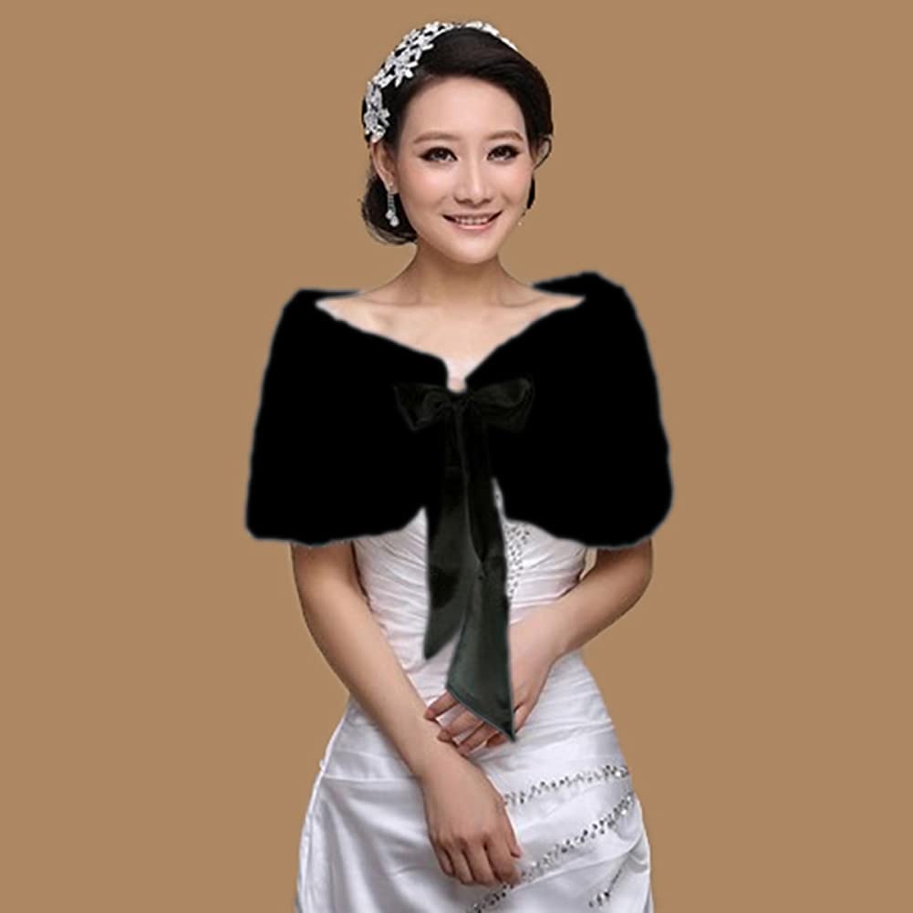 Stole Wedding Shawl - Kadın Gelin Düğün Taklit Kürk Şal