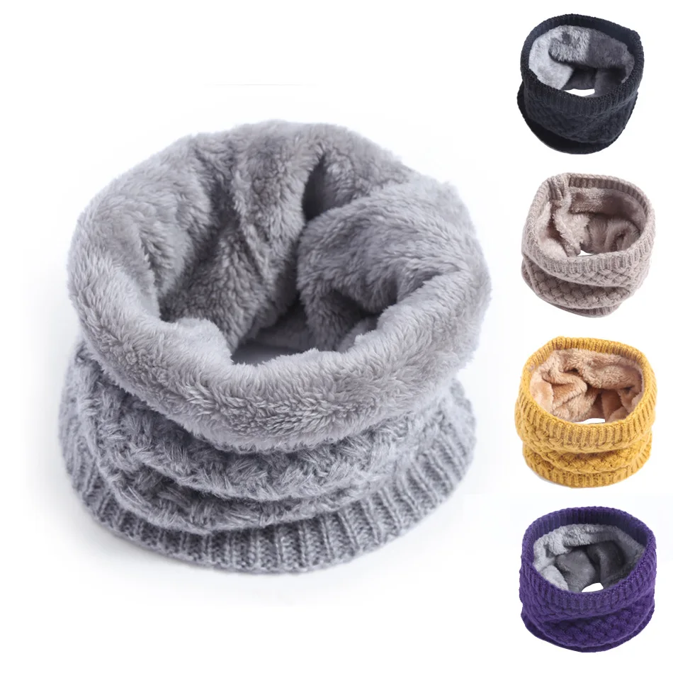 Infinity Scarf Knit - Çocuk Kız/Erkek Kış Örme Sonsuzluk Eşarp