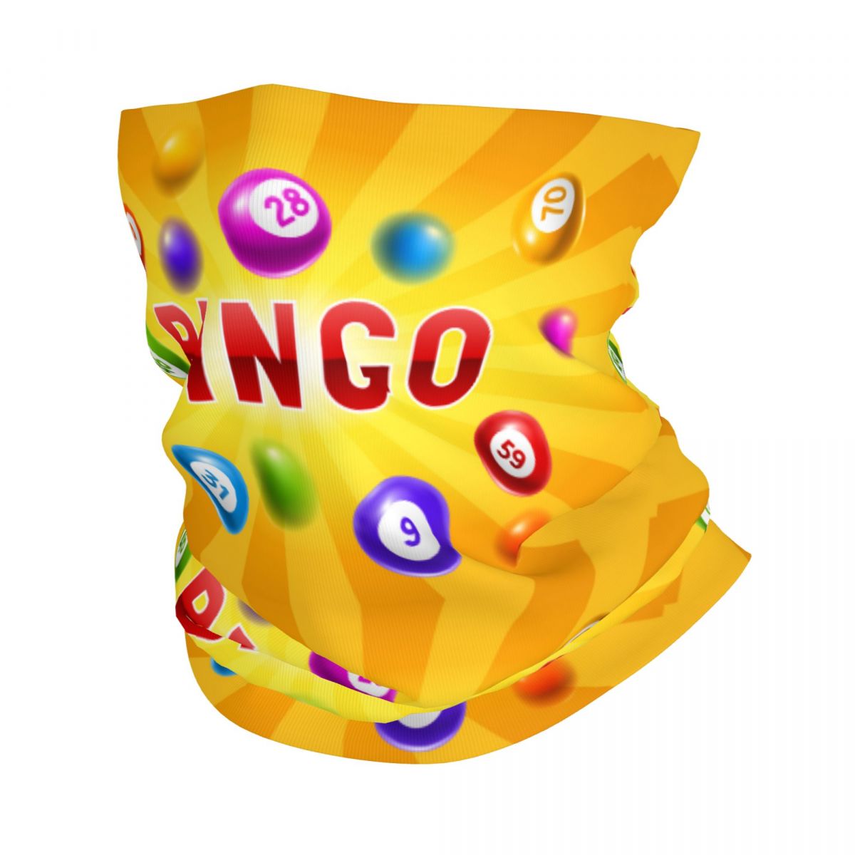 Neck Warmer Tube - Özel Tasarım Bingo Desenli Bandana Boyunluk