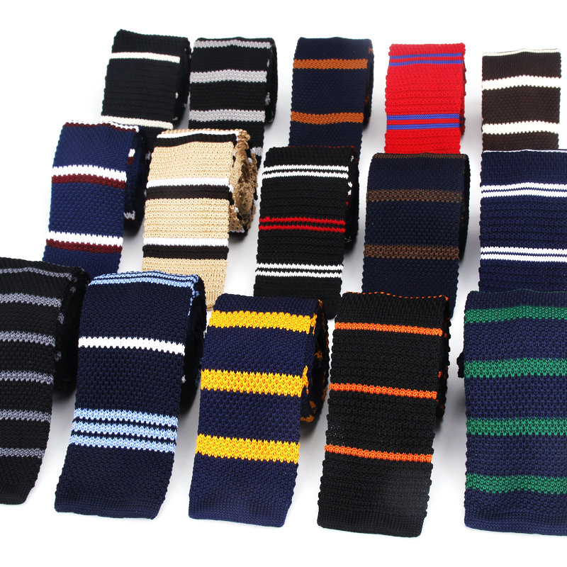 Skinny Tie Men - Erkek moda takım elbise örgü kravat