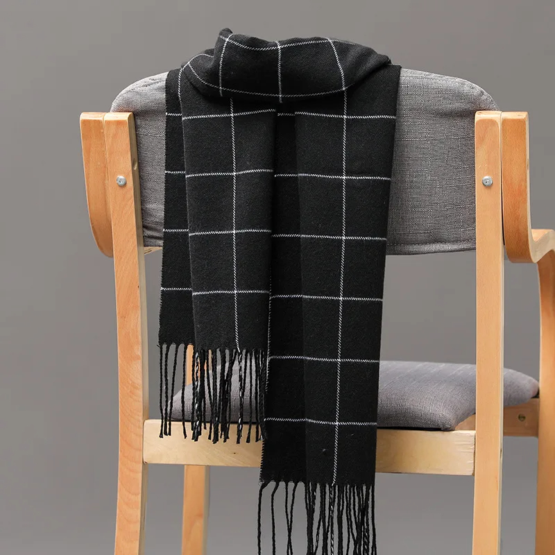 Muffler Men Wool - 2023 Yeni Kış Erkek Eşarp Sıcak