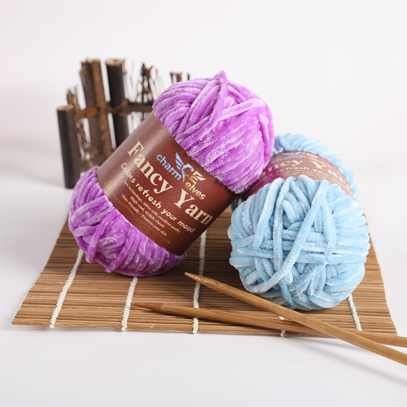 Woven Scarf Blanket - 2'li Paket Şönil Sıcak Kadife İplik,