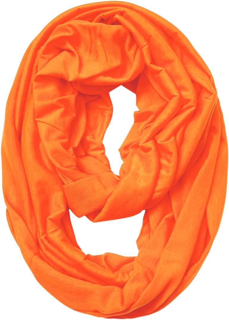 Infinity Scarf Knit - Yumuşak Hafif Sonsuzluk Eşarp Düz Renkler