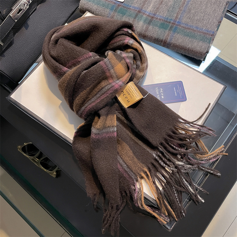 Muffler Men Wool - Yüksek Kaliteli Saf %100 Yün Erkek