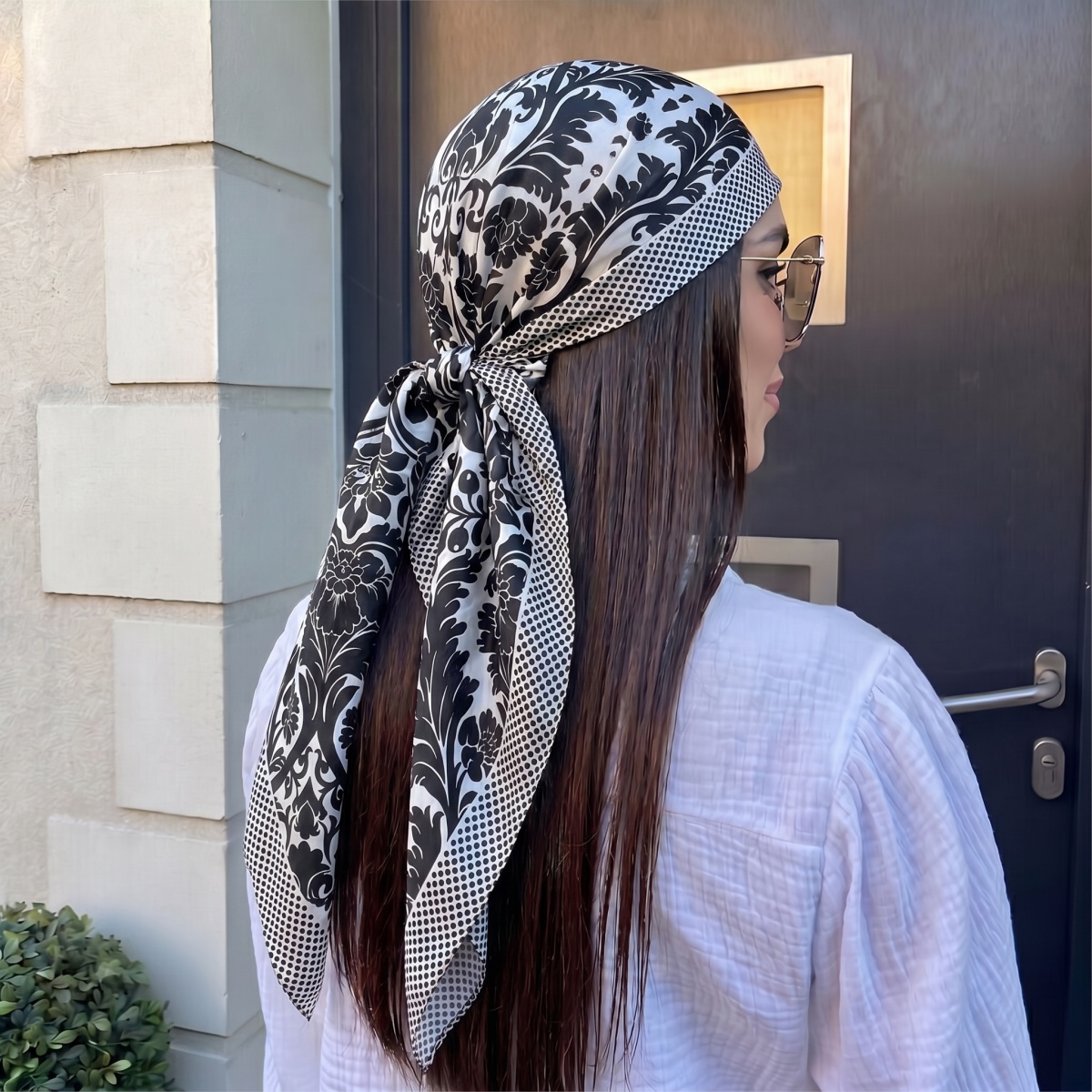 Pashmina Wrap Large - YENI Kadın Ipek Kare Eşarp Bayan
