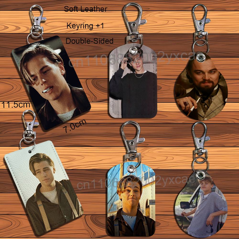 Lanyard Badge Holder - Make it count Leonardo DiCaprio Deri