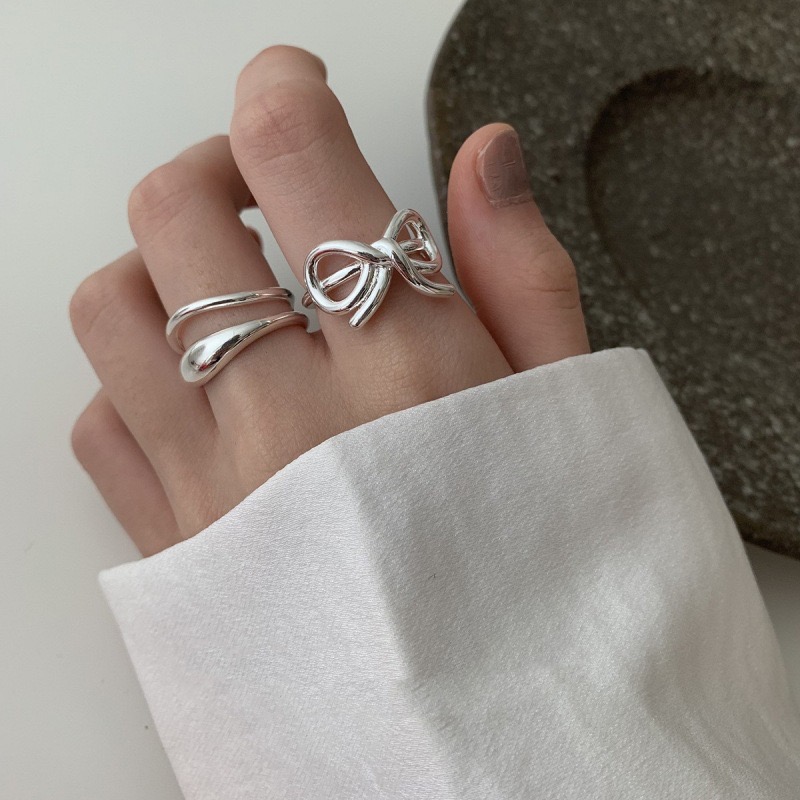 925 ayar gümüş basit yüzük kad - Tie Clip Silver incelemesi ve fiyatı