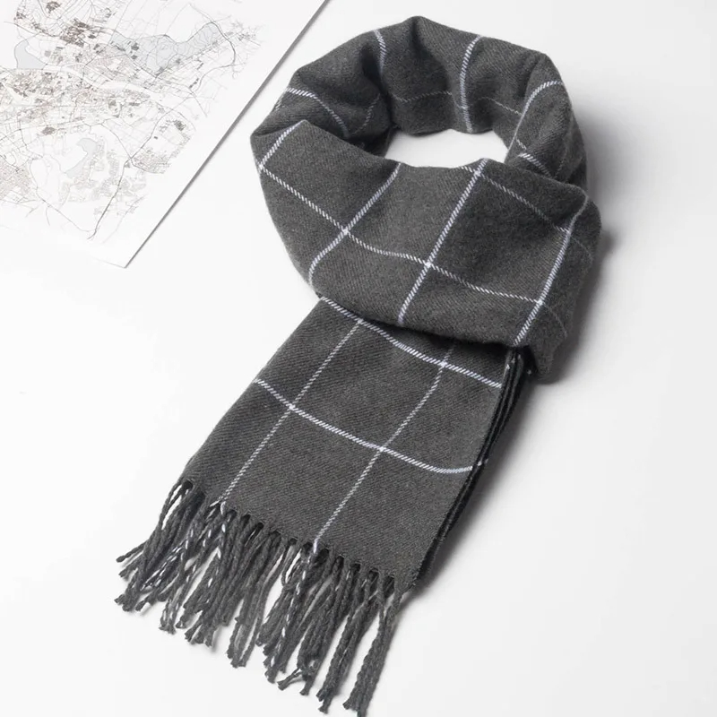 2023 Yeni Kış Erkek Eşarp Sıca - Muffler Men Wool incelemesi ve fiyatı