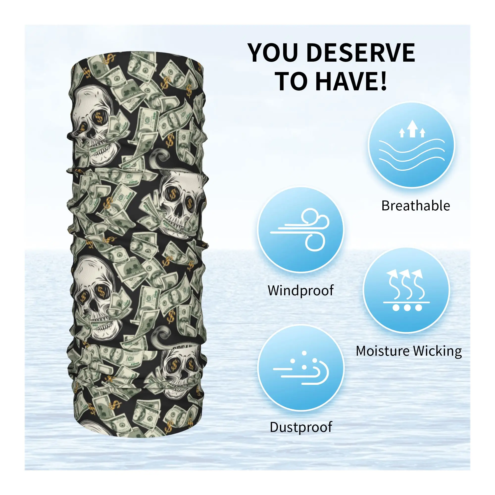Yeni Dolar Kafatası Desenli Kı - Neck Warmer Tube incelemesi ve fiyatı
