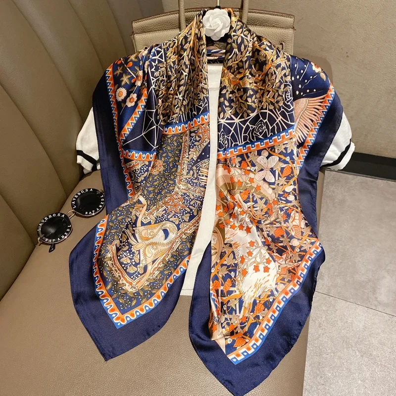 Hafif lüks 90 İpek eşarp, siya - Silk Tie Striped incelemesi ve fiyatı