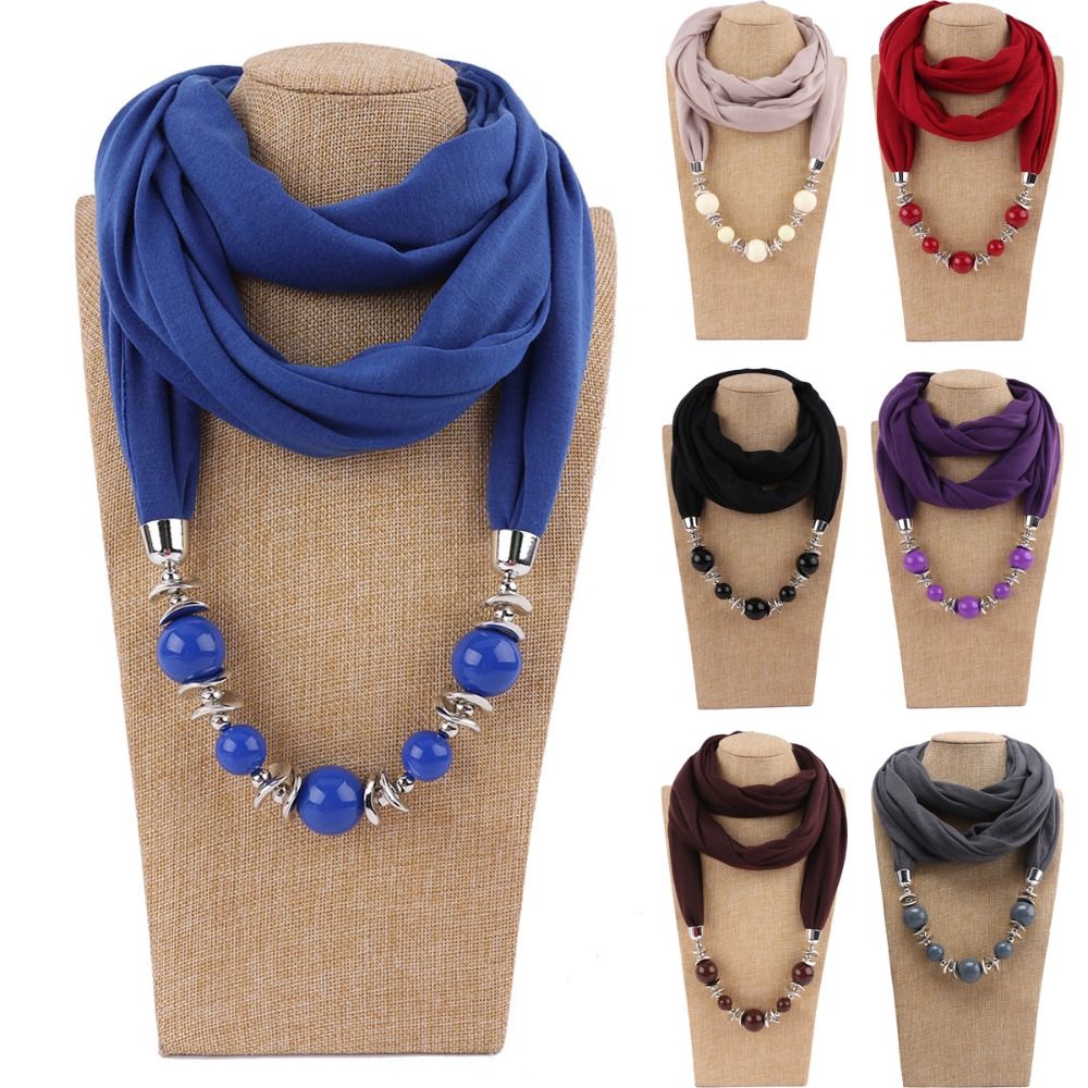 Şifon Eşarp Boncuklu Etnik Sti - Infinity Scarf Knit incelemesi ve fiyatı