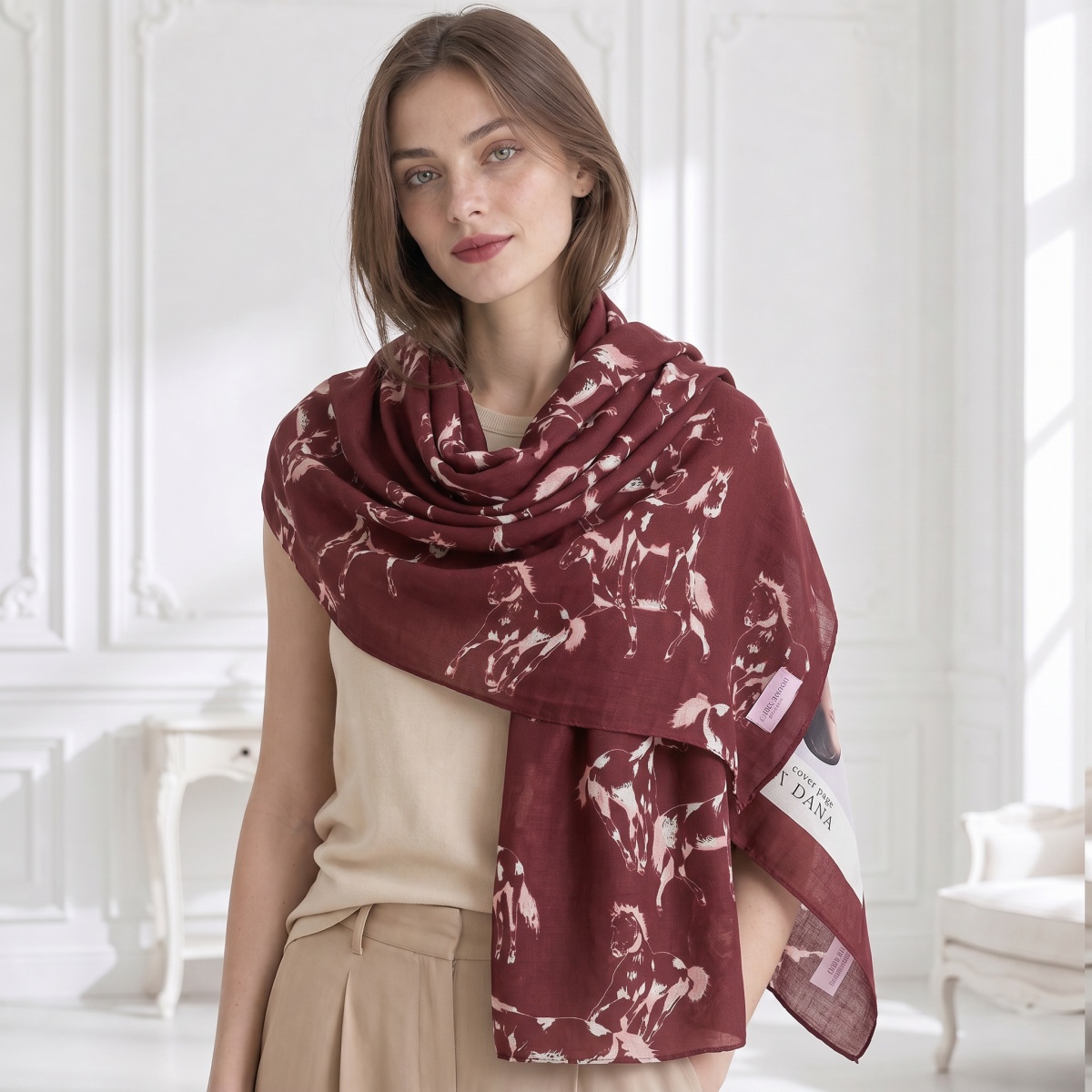 Eşarp Kadın Pamuk Müslüman Şal - Pashmina Wrap Large incelemesi ve fiyatı