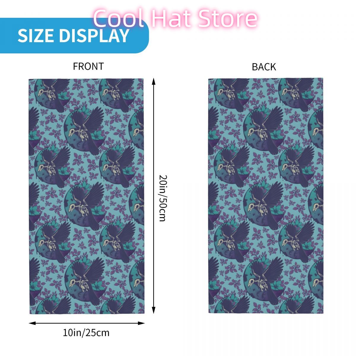 Kuzgun İskeleti ve Ay Desenli  - Neck Warmer Tube incelemesi ve fiyatı