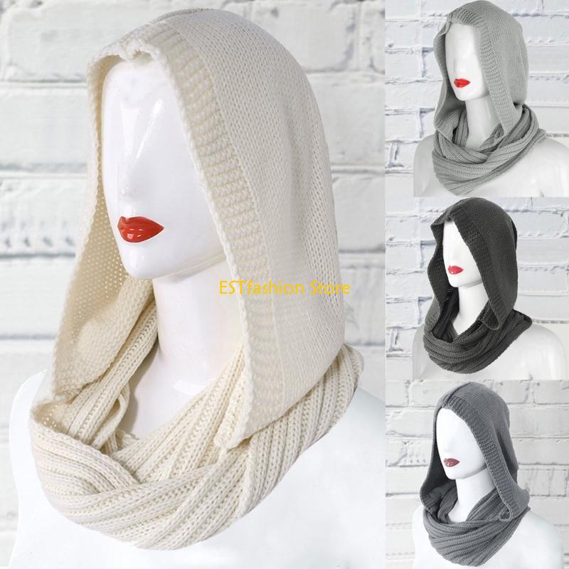 Y5GC Kadınlar Kış Örgü Hood Eş - Infinity Scarf Knit incelemesi ve fiyatı