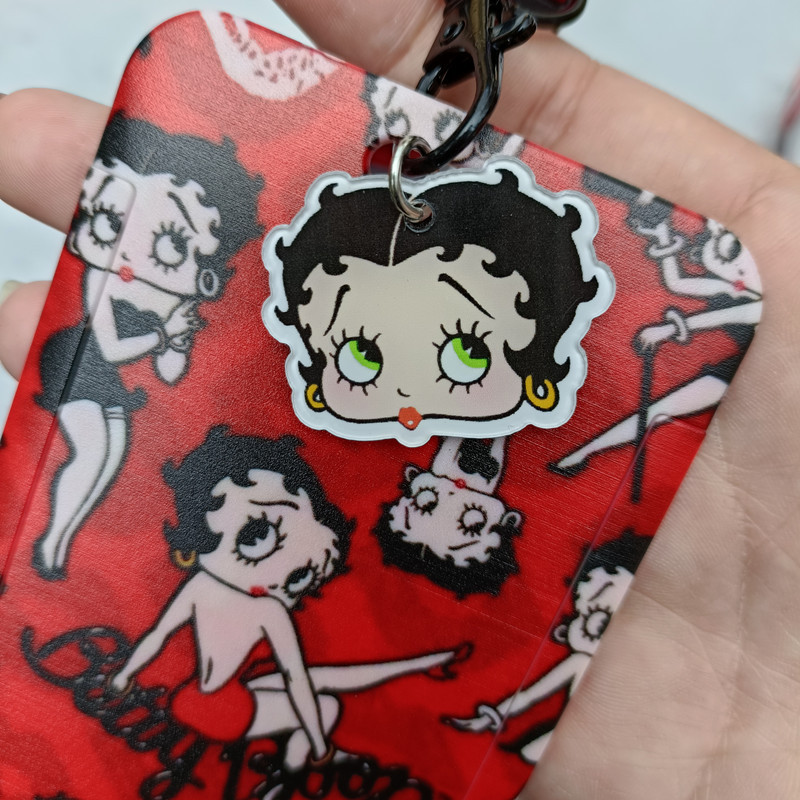 Betty Boop serisi anime otobüs - Lanyard Badge Holder incelemesi ve fiyatı