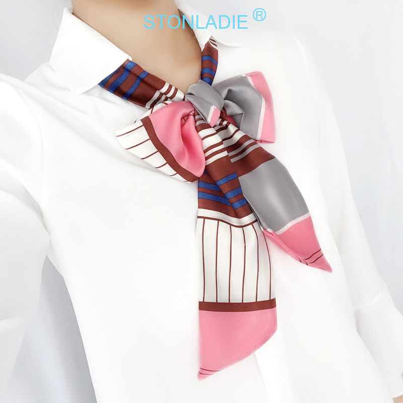ÜST Küçük Uzun Ipek Atkısı Kad - Silk Tie Striped incelemesi ve fiyatı