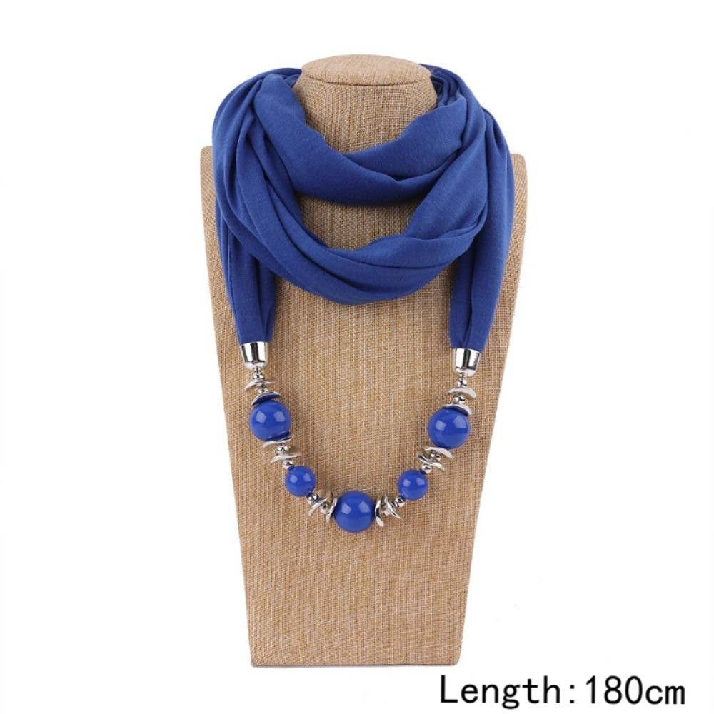 Yeni Şifon Eşarp Kolye Boncukl - Infinity Scarf Knit incelemesi ve fiyatı