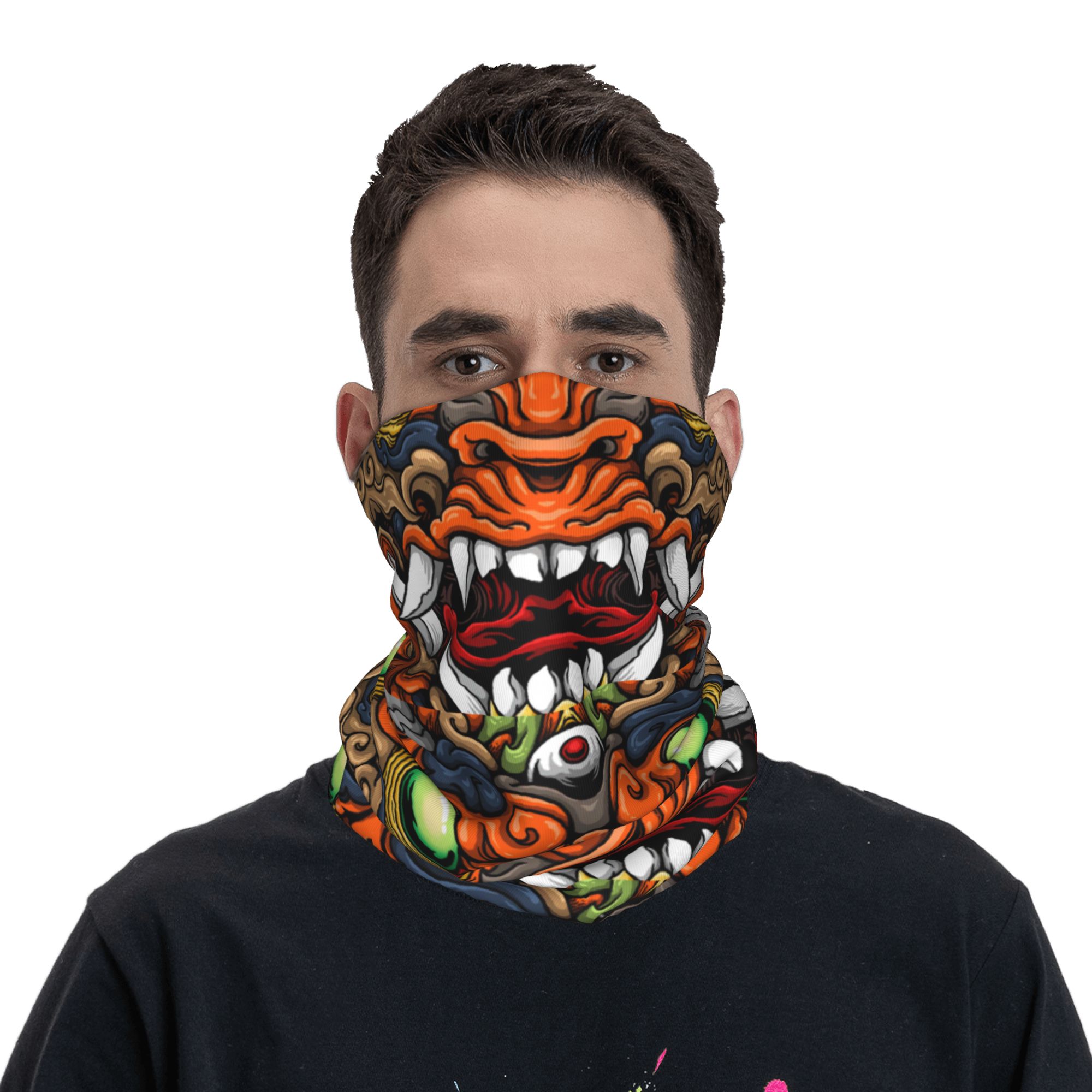 Custom Samurai Demon Oni Winte - Neck Warmer Tube incelemesi ve fiyatı