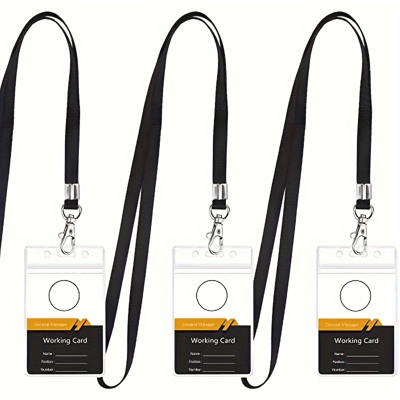 Şeffaf su geçirmez isimlik kar - Lanyard Badge Holder incelemesi ve fiyatı